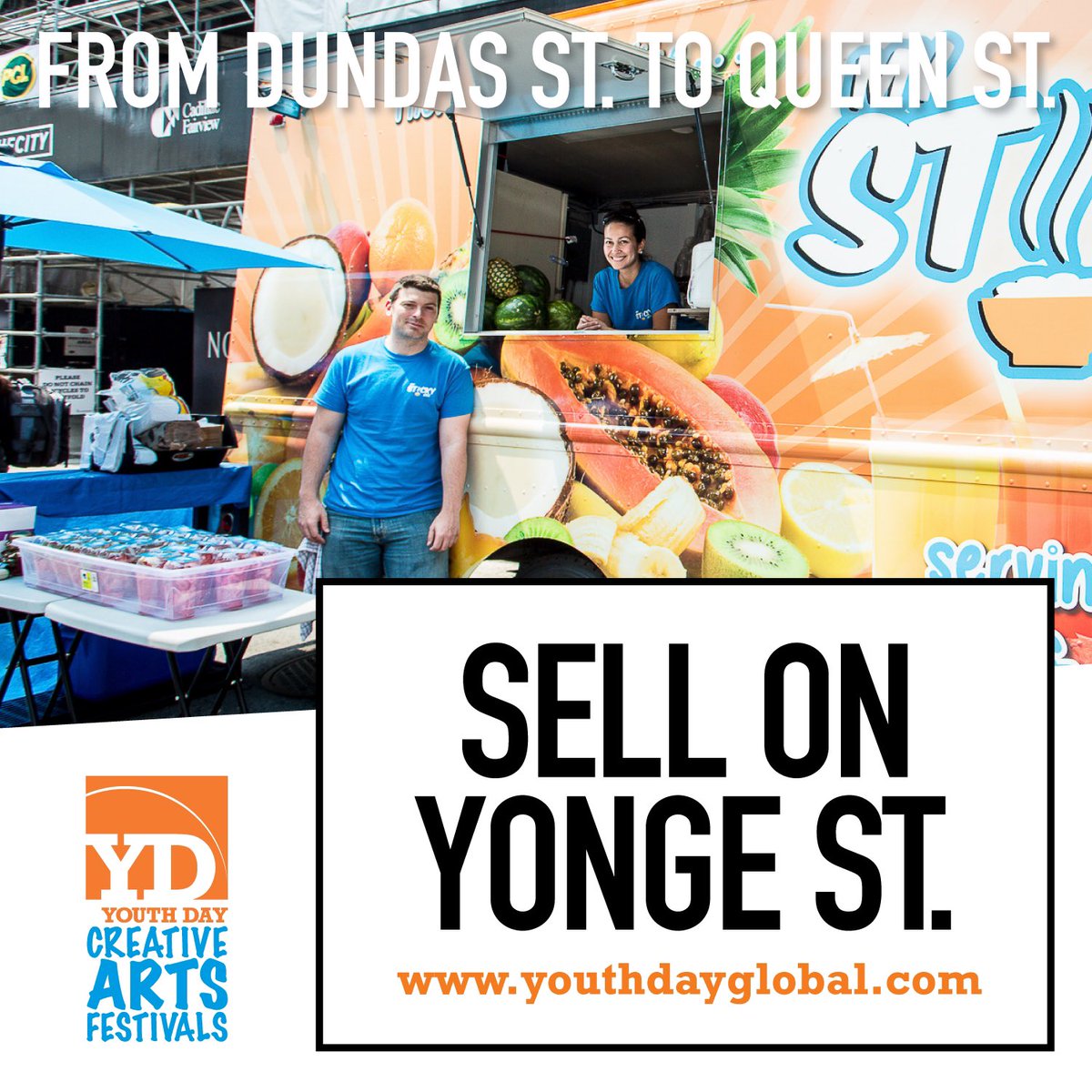 YOUTH DAY Toronto (@ydtoronto) on Twitter photo Less than a week until the big day! It’s not too late if you’re looking to sell on Yonge St. on Sunday!! Head to youthdayglobal.com
#festival #toronto #youth #YDToronto #yd2024 #vendors Less than a week until the big day! It’s not too late if you’re looking to sell on Yonge St. on Sunday!! Head to youthdayglobal.com
#festival #toronto #youth #YDToronto #yd2024 #vendors
