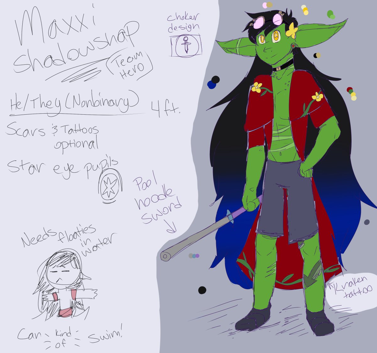 My friends convinced me to try out Art Bash this year!
Growing up I loved Arthur and the Knights Of The Round Table, so that was the inspiration behind Maxxi's outfit here. #STVBB24 #STVBB2024
Also huge thanks to <a href="/queenofdeath666/">Queenie 🇸🇪🐮</a> for helping, and suggesting the "sword".