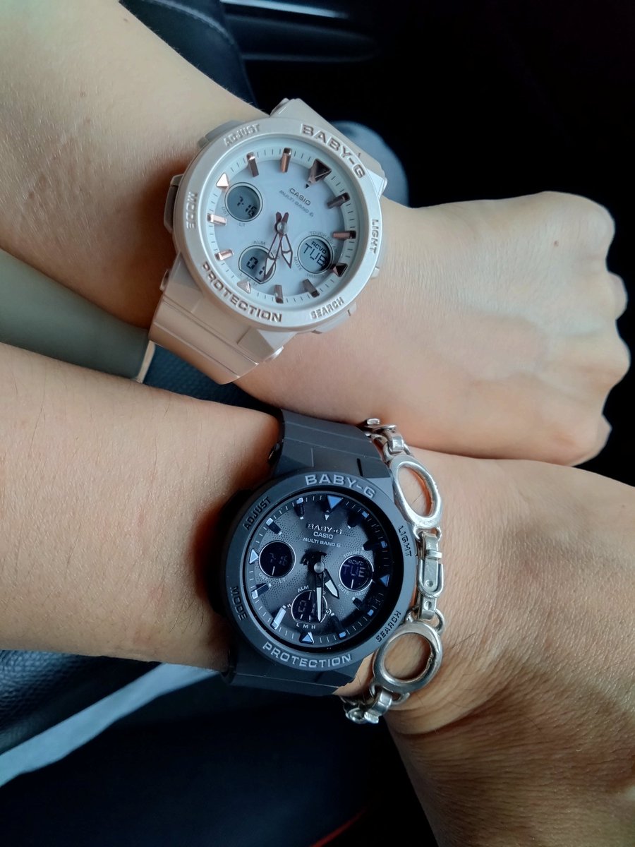rick_the_mask's tweet photo. ペアウオッチ買ったったった
#CASIO
#BabyG https://t.co/nYrwNoiTca