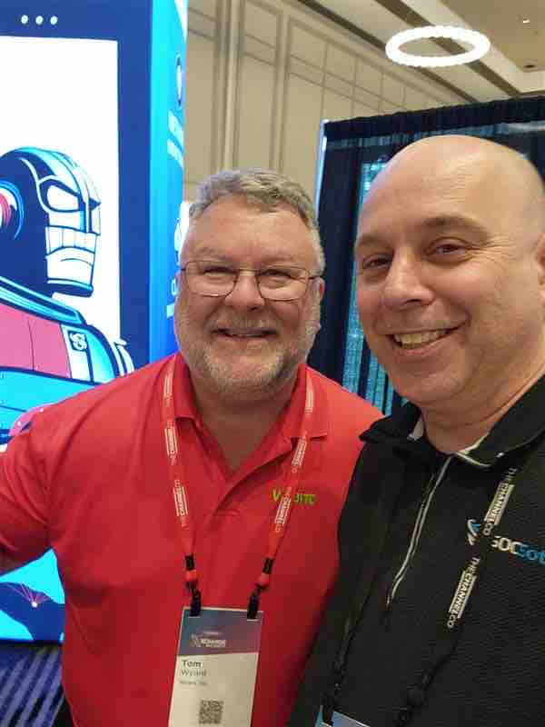 SOCSoter's tweet photo. Don and company, #xch day 1! Glad to see he’s able to navigate his surroundings and has friends in case he gets lost 😂 (please notify us if he goes missing 😰) #xch24 #xchangesecurity https://t.co/6RQaAEPtGm