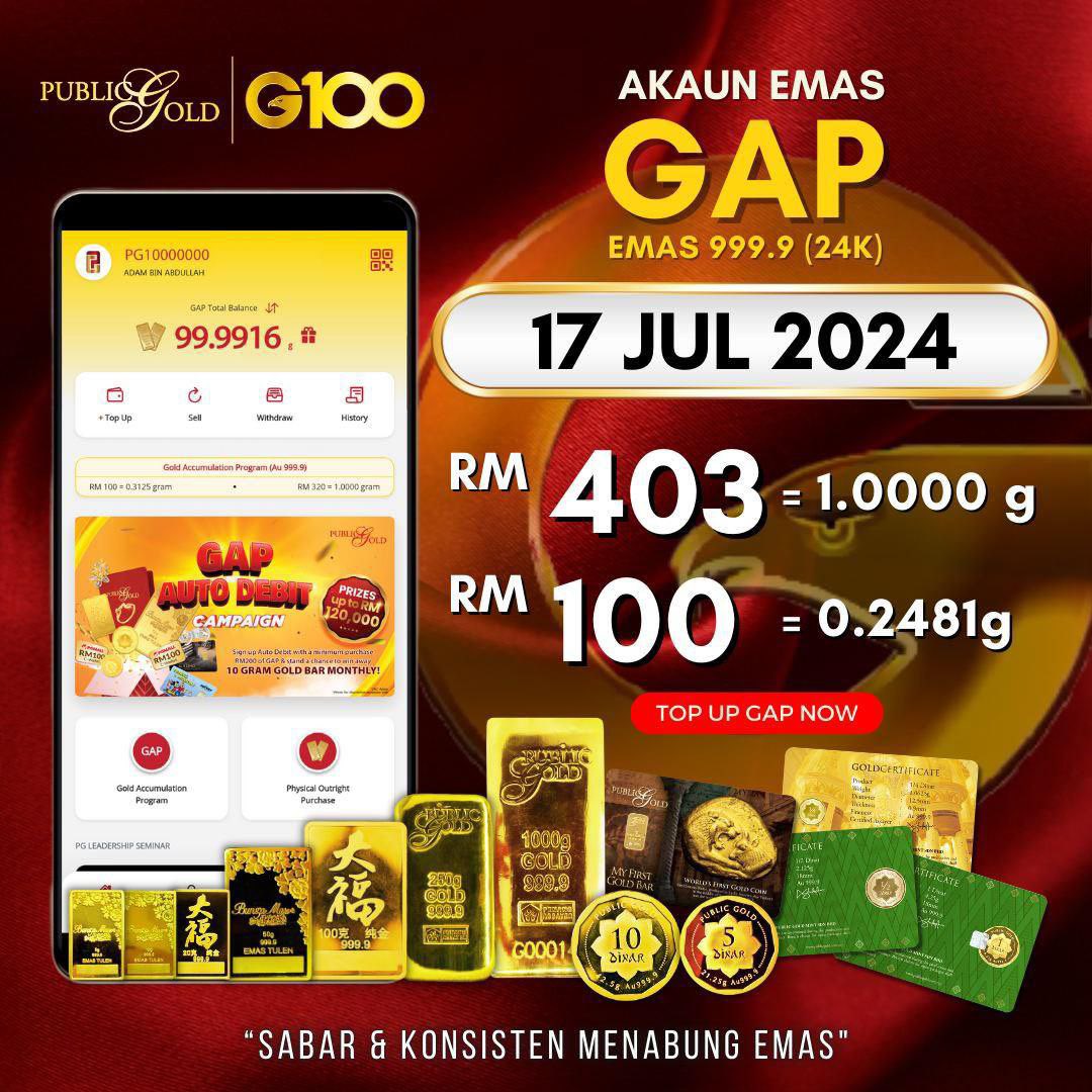 pu3perak's tweet image. Pecah Rekod !  Hari ini sudah mencecah angka 4 !

Harga Emas memang turun &amp;amp; naik dalam jangka pendek  Tetapi ..
sejarah membuktikan harga terus naik dalam jangka panjang.
Teruskan konsisten menambah simpanan Emas kita

#publicgold #consistencyiskey #clicklinkinmybio #g100network