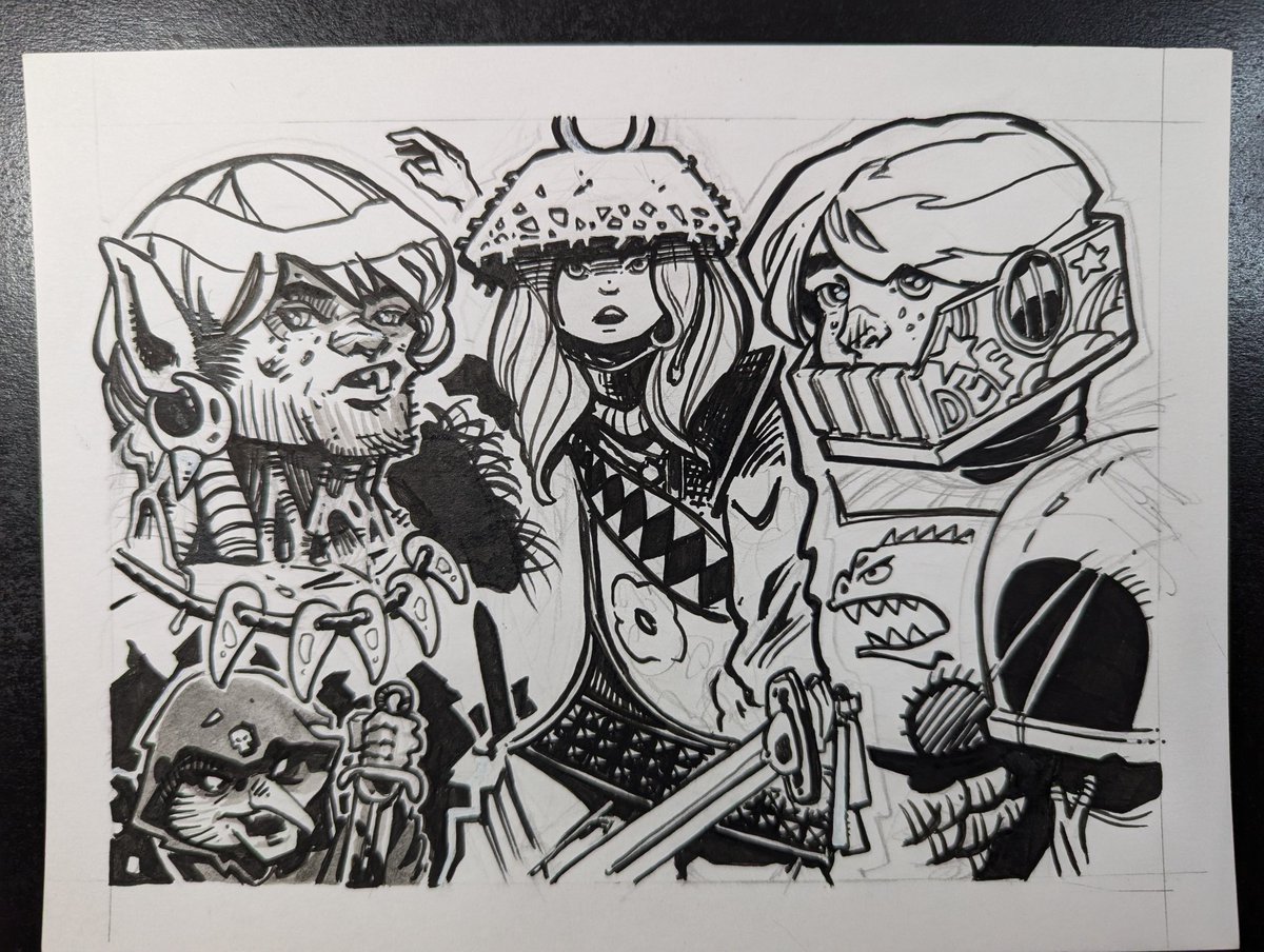 EdwinBickford's tweet image. Today&apos;s lunch art: added more to this page #edbickford #ebb3 #metalrobot #illustrator #illustration #indieartist #indiecomicscreator