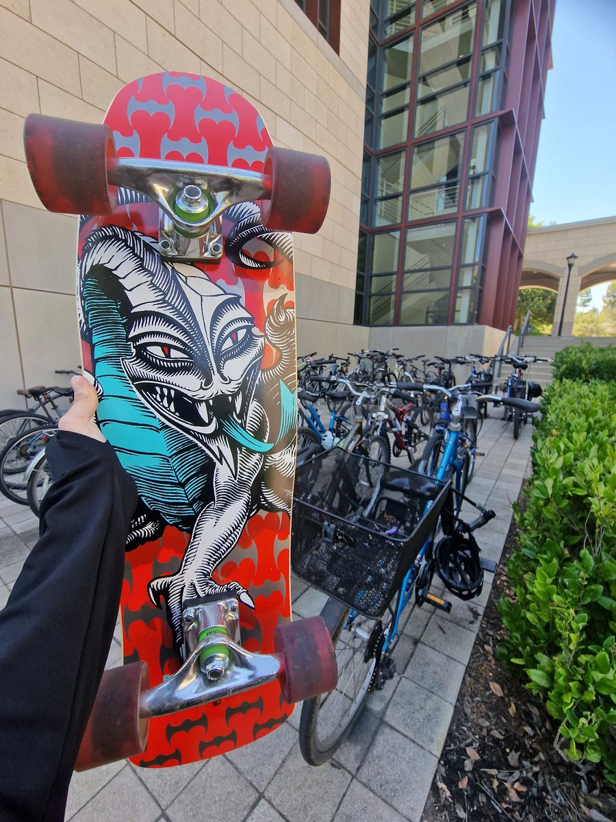 while everyone at Stanford is riding bicycles, I bought a skateboard :D