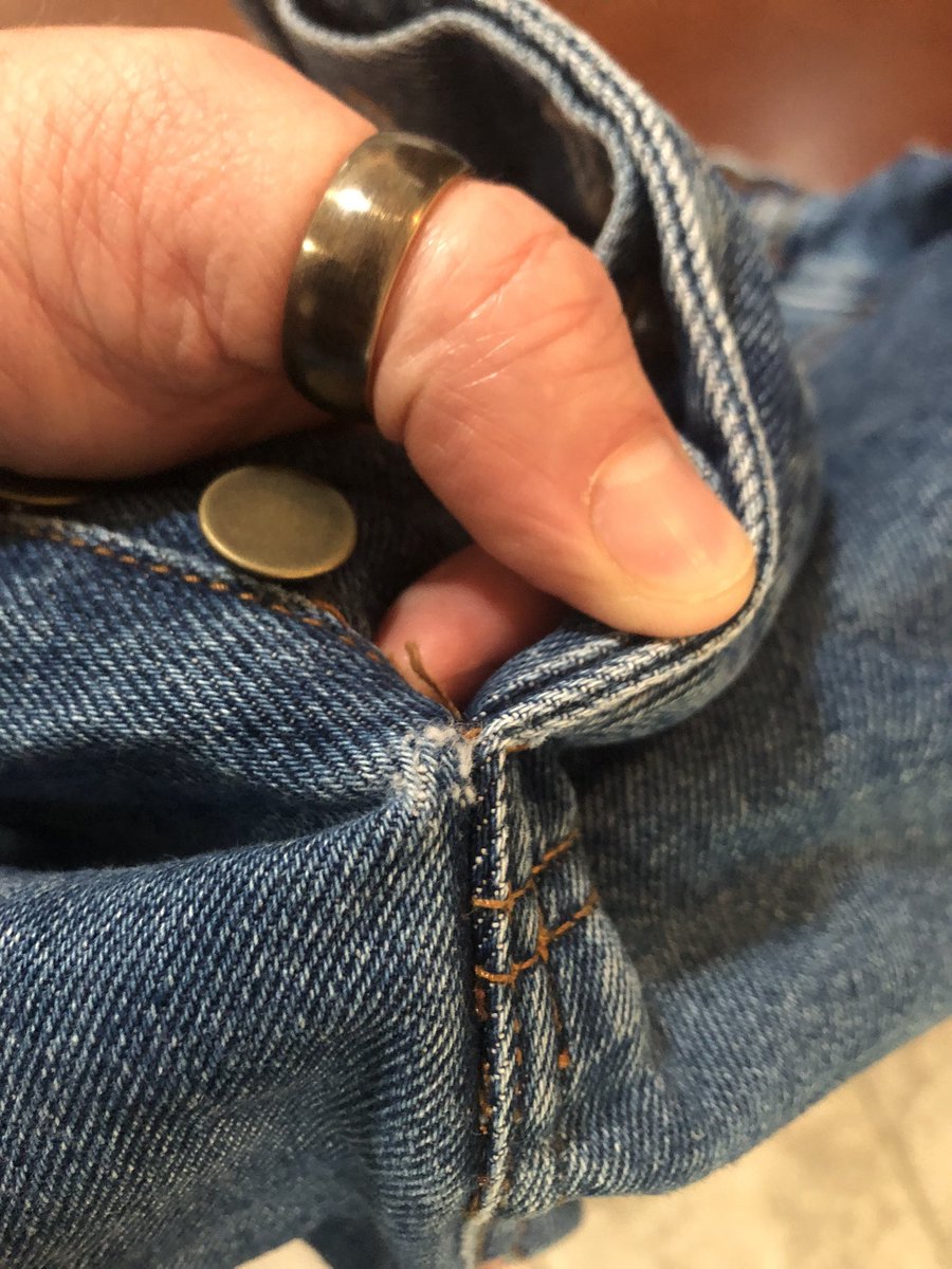 DanielHerron's tweet photo. @SEZANE_PARIS  was my wife’s favorite company for classic French clothing, not anymore.  I bought her a new pair of their jeans ($150), but it only took 2m for them to start #FallingApart. THEN was told they were not covered for repair or replacement  past 30 days. #FAILED #jeans https://t.co/VV2XW2hl2h