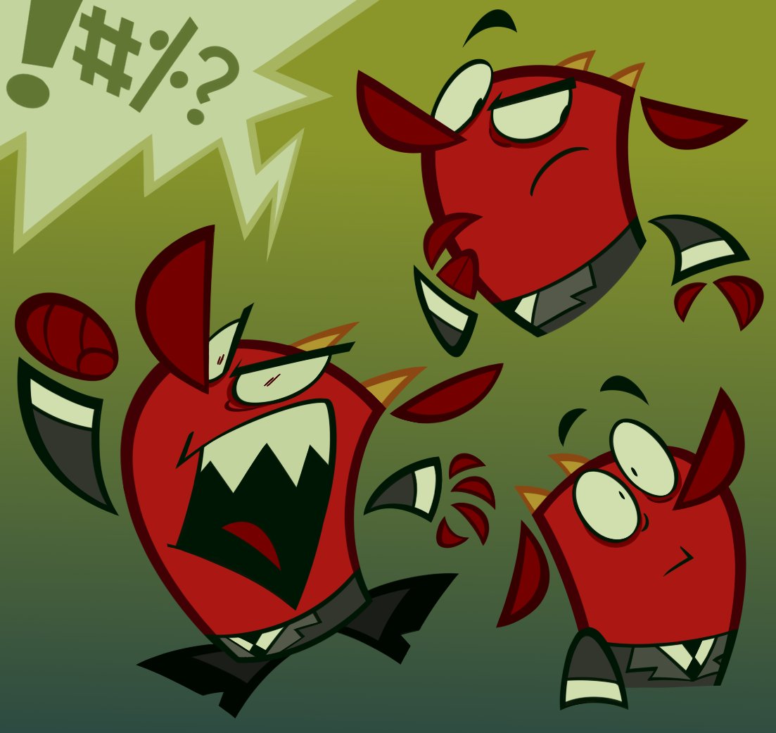 bearslime's tweet photo. Here's your Hazbin Hotel fanart bro https://t.co/J0unP4V3kr