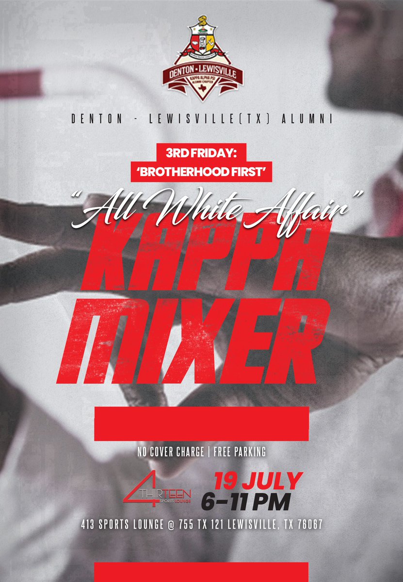 Guess what? It's Time! The Dynamic Denton Lewisville Alumni Nupes Third Friday Production! Yo! Kome kick it with them Debonair Nupes of the Brotherhood First Chapter! 
Yo! Nupes Do it Better!