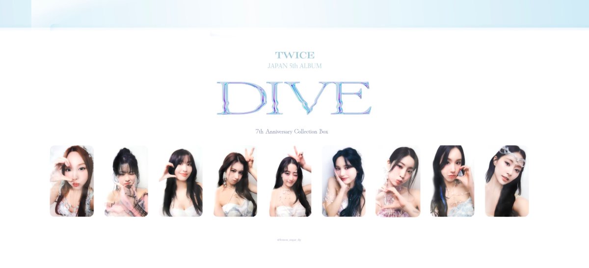 7th Aniv Collection Box トレカ #TWICE #DIVE #Photocard
