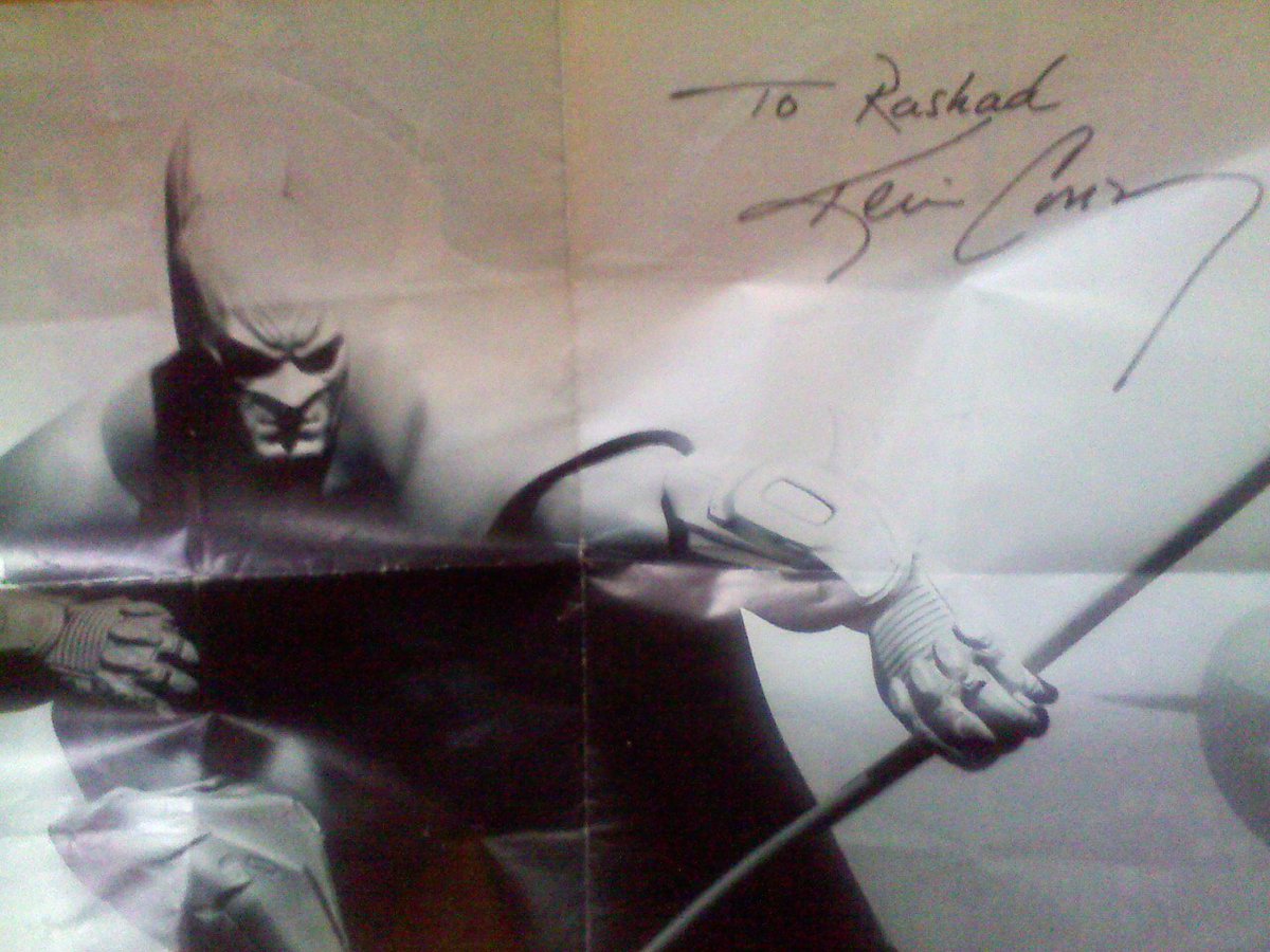 theshadfather87's tweet image. 🥹 I always look at this so proudly. #KevinConroy #Batman