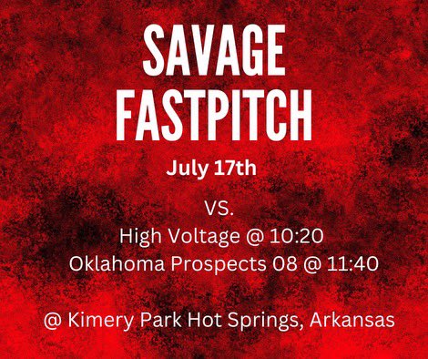 Savage18U's tweet photo. Pool play games 2 and 3 tomorrow! https://t.co/PIdFpOylZD