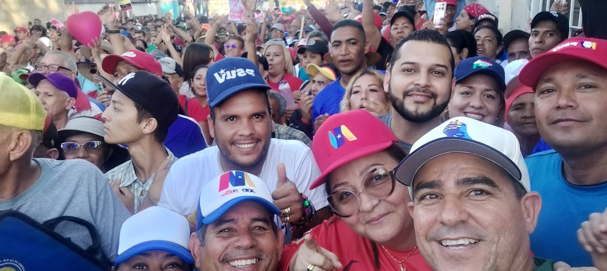 Es una energía inigualable la que se vive en cada movilización de la fuerza de la revolución en apoyo a nuestro Pdte <a href="/NicolasMaduro/">Nicolás Maduro</a> es Pasión, Amor, Patriotismo, Lucha, es Victoria.

Con Bolivar, Chávez con <a href="/NicolasMaduro/">Nicolás Maduro</a> Nosotros Venceremos!