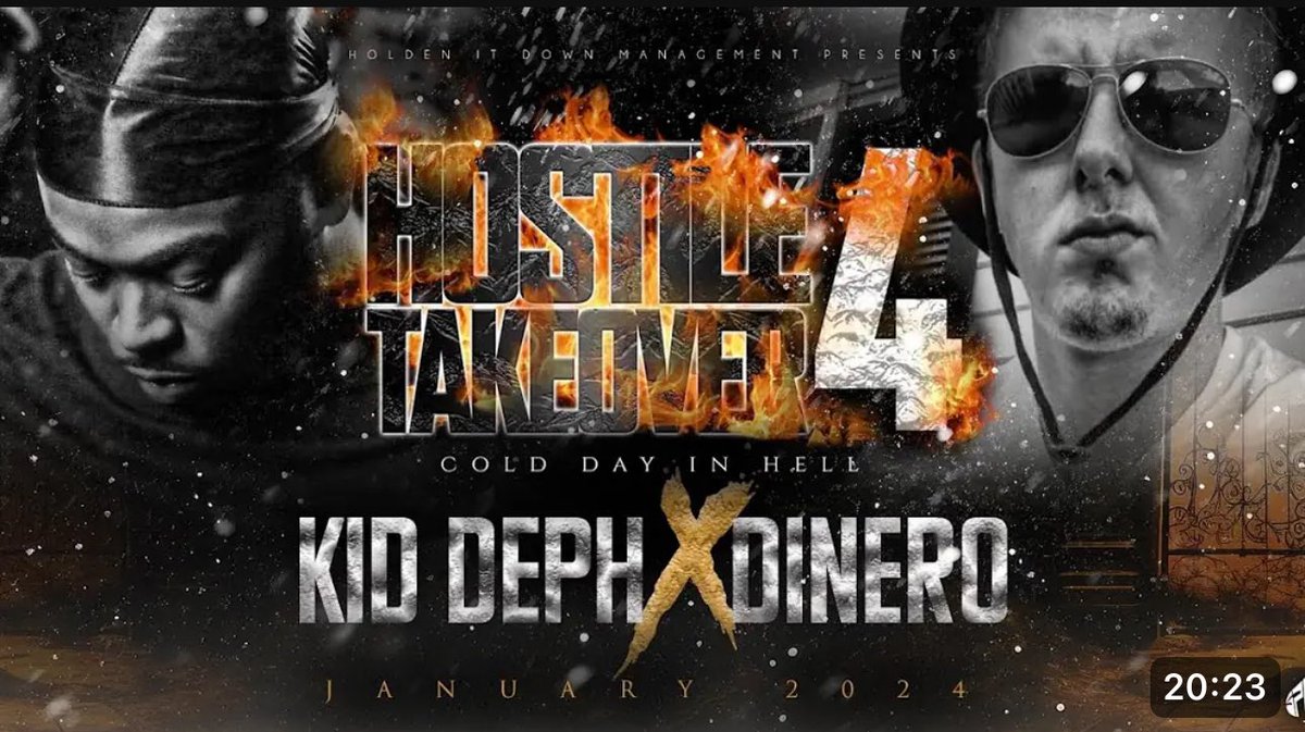 Kid_Deph's tweet photo. 🚨🔥DEPH 🆚 DINERO🔥🚨
‼️‼️OUT NOW ‼️‼️
#HOSTILETAKEOVER4 #HT4 #3BL #LAG
https://t.co/EL9WYnwv9l https://t.co/jsvsxSLYm7