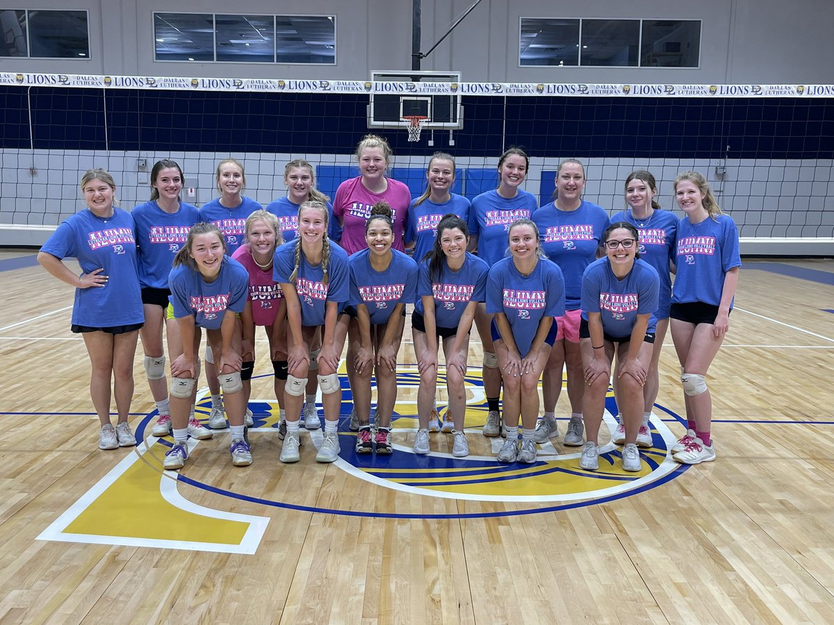 DallasLutheran's tweet photo. 🏐Alumni Volleyball Game Saturday August 10th 10am All former alumni players are welcome to play #lionspride https://t.co/XnSl7BLyHD