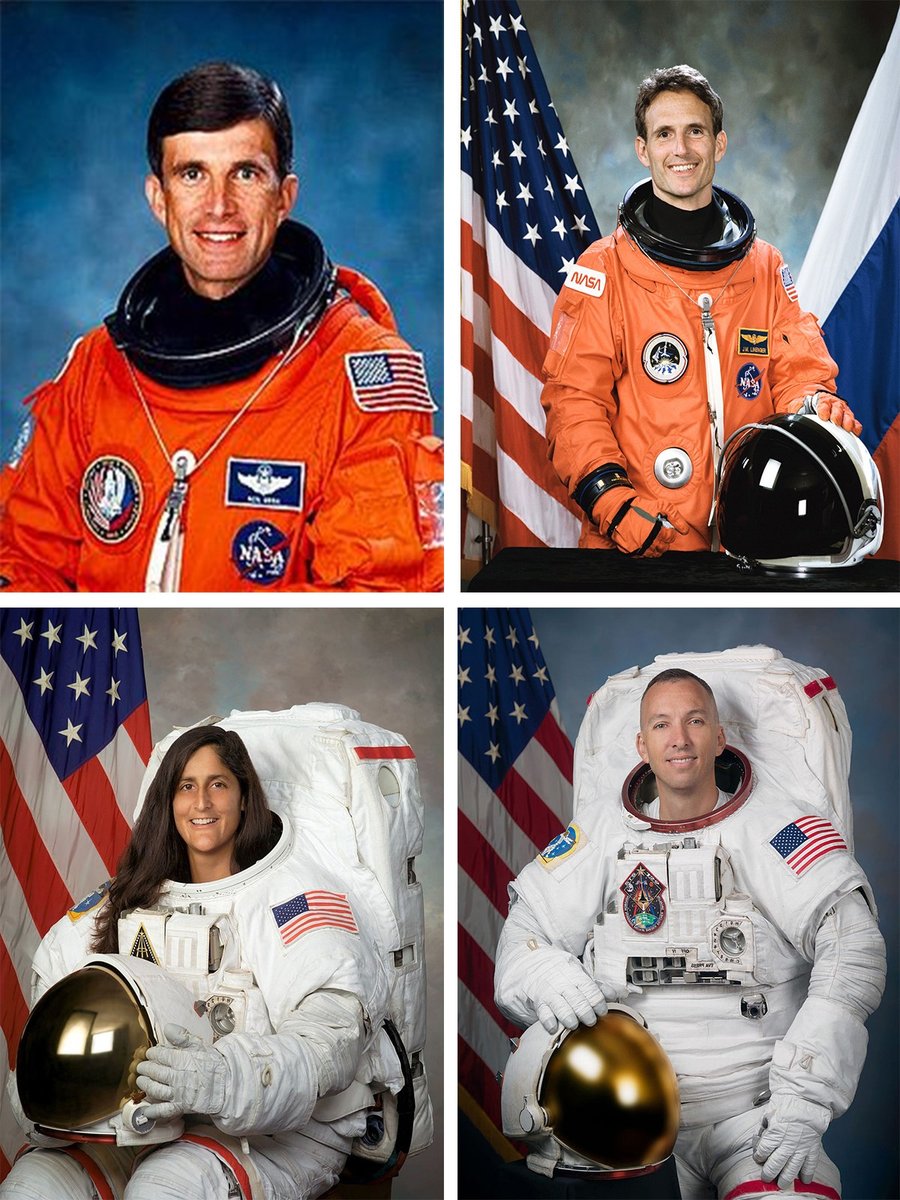 In celebration of the 55th anniversary of #Apollo11's mission to the #moon, July 16–24, 1969. Four US #NASA astronauts of #Slovenian descent have visited #space - Ronald Šega, Jerry Linenger, Sunita Williams and Randy Bresnik.