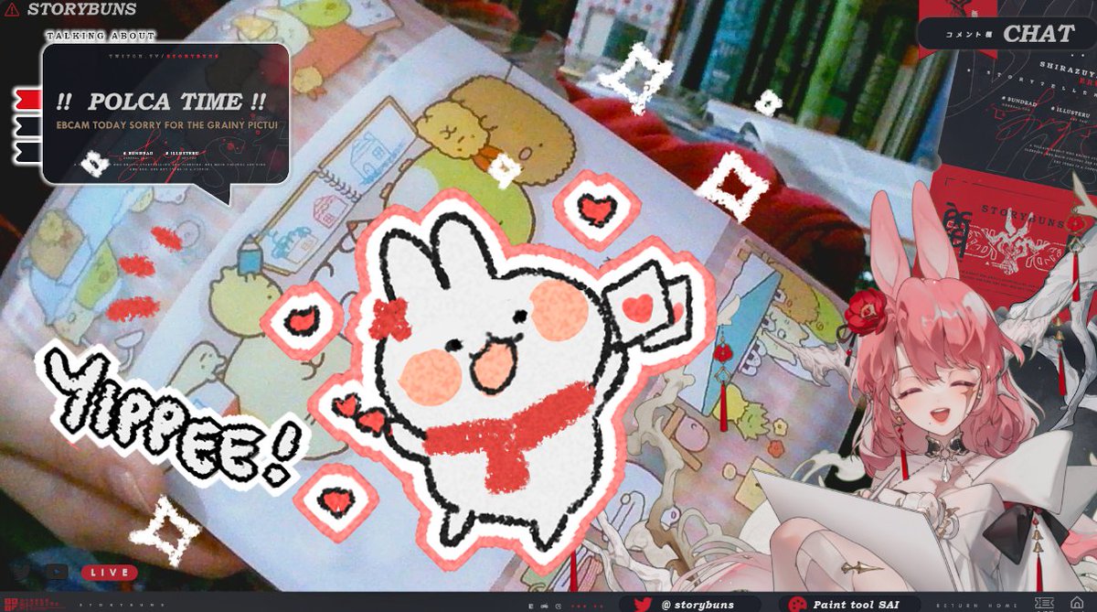 twitch.tv/storybuns

٩(●˙▿˙●)۶ polca day with bun...!