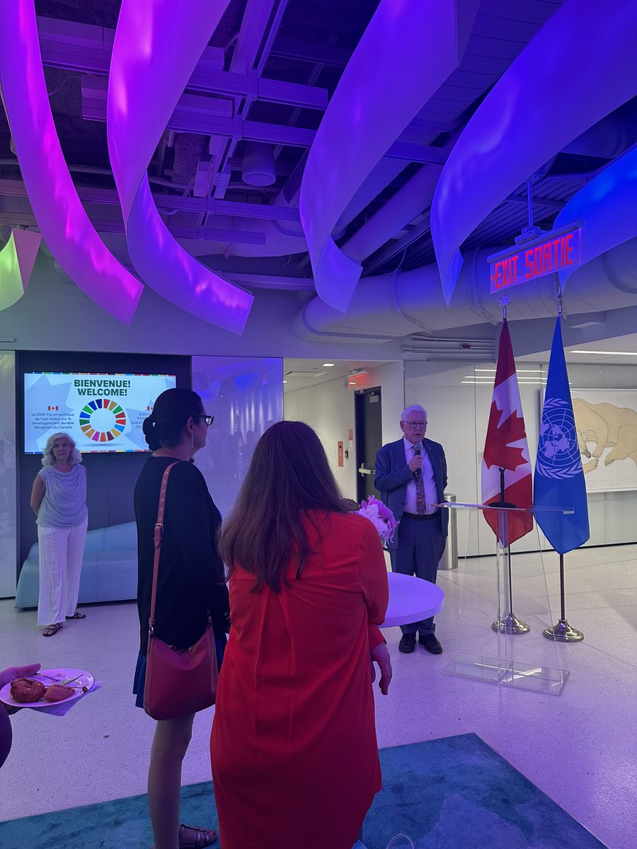 Young Diplomats of Canada (@ydcanada) on Twitter photo Last night, the YDC youth delegation to #HLPF2024 got to attend the Canadian Reception at the <a href="/CanadaUN/">Canada Mission UN</a> 🎉
They met inspiring Canadian stakeholders including Ambassador <a href="/BobRae48/">Bob Rae</a> and <a href="/ESDC_GC/">Employment and Social Development Canada</a>’s Senior Assistant Deputy Minister (and Canadian delegation head) Catherine Adam 🇨🇦 Last night, the YDC youth delegation to #HLPF2024 got to attend the Canadian Reception at the <a href="/CanadaUN/">Canada Mission UN</a> 🎉
They met inspiring Canadian stakeholders including Ambassador <a href="/BobRae48/">Bob Rae</a> and <a href="/ESDC_GC/">Employment and Social Development Canada</a>’s Senior Assistant Deputy Minister (and Canadian delegation head) Catherine Adam 🇨🇦