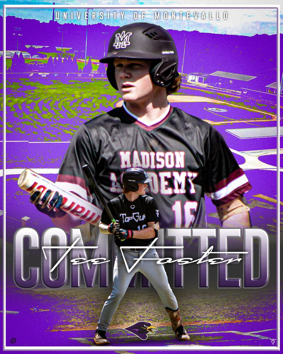 Top Gun Baseball (@topgun_baseball) on Twitter photo Huge Congrats to Tee Foster (<a href="/TeeFoster16/">Tee Foster</a>) of Madison Academy (<a href="/MAMustangsBB/">Madison Academy Baseball</a>) and his family on his commitment to <a href="/UMoTownBaseball/">Montevallo Baseball</a>. Big time SS who is just as electric in the field as he is with the bat. We are proud of you Mr. Foster. #TopGunFamily #ThankGod Huge Congrats to Tee Foster (<a href="/TeeFoster16/">Tee Foster</a>) of Madison Academy (<a href="/MAMustangsBB/">Madison Academy Baseball</a>) and his family on his commitment to <a href="/UMoTownBaseball/">Montevallo Baseball</a>. Big time SS who is just as electric in the field as he is with the bat. We are proud of you Mr. Foster. #TopGunFamily #ThankGod
