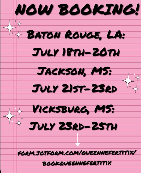 ✨NOW BOOKING ✨ ==> https://t.co/476V3bHq8v #meetups #BatonRouge #onlyfanspromo https://t.co/bhUKHXx4<a href="/tag/meetups"class="tags">#meetups</a><a href="/tag/batonrouge"class="tags"><span>#batonrouge</span></a><a href="/tag/onlyfanspromo"class="tags"><span>#onlyfanspromo</span></a>