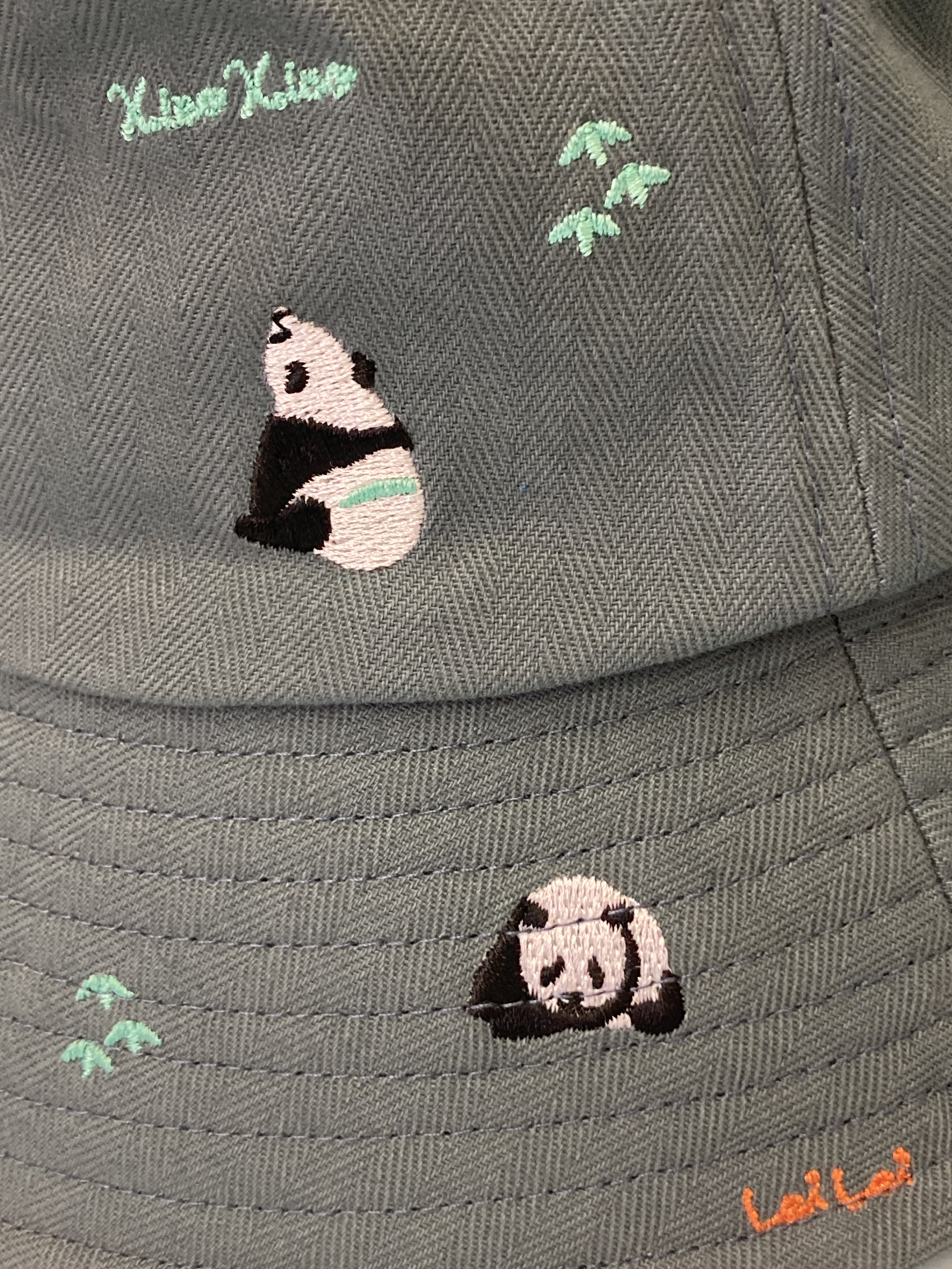 値下げ　上野動物園　シャオシャオ＆レイレイ　４歳記念　誕生日　ハット 値下げ 上野動物園 シャオシャオ＆レイレイ 4歳記念 誕生日