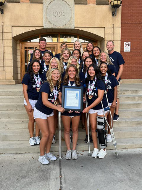 Thankful and blessed to be recognized for our State Championship tonight at the Anderson County Council Meeting!! Go Bears!🐻 #OwnIt