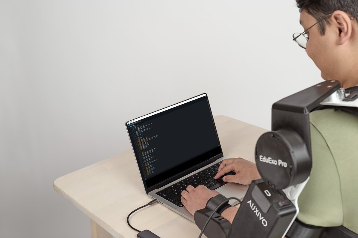YouMakeRobots's tweet image. Check this out &amp;gt; The new Auxivo EduExo Pro helps students with exoskeleton research dlvr.it/T9hHJV #Arduino #Nano33IoT youmakerobots.com &amp;lt;Arduino