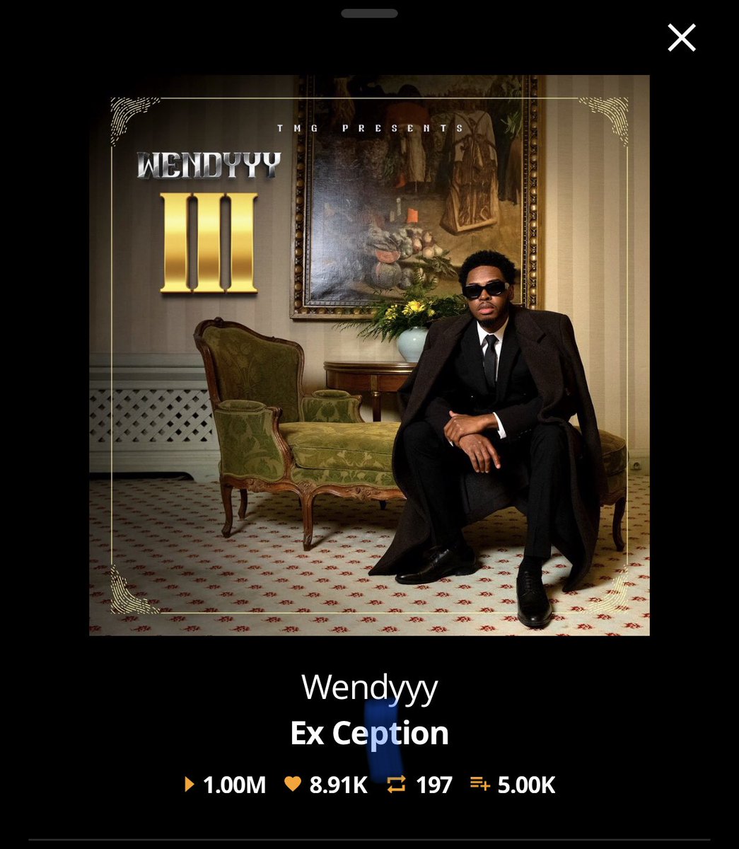 gens_baby's tweet image. 1M plays on Audiomack #Exception
#Wendyyy #Trois 😬😬