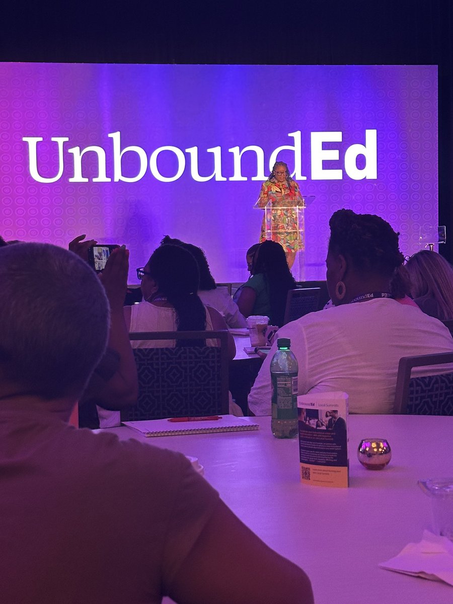 ShaiShockley's tweet photo. Day two of @unboundedu started with an enlightening keynote from @profnicolej followed by community and collaboration in our group sessions. #UnboundEd2024 https://t.co/aRD09eZCla