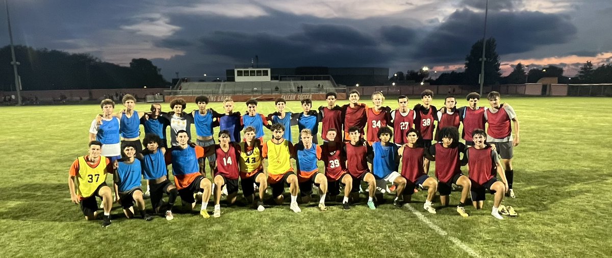 Beautiful night for a camp All-Star Game at Cochrane Stadium