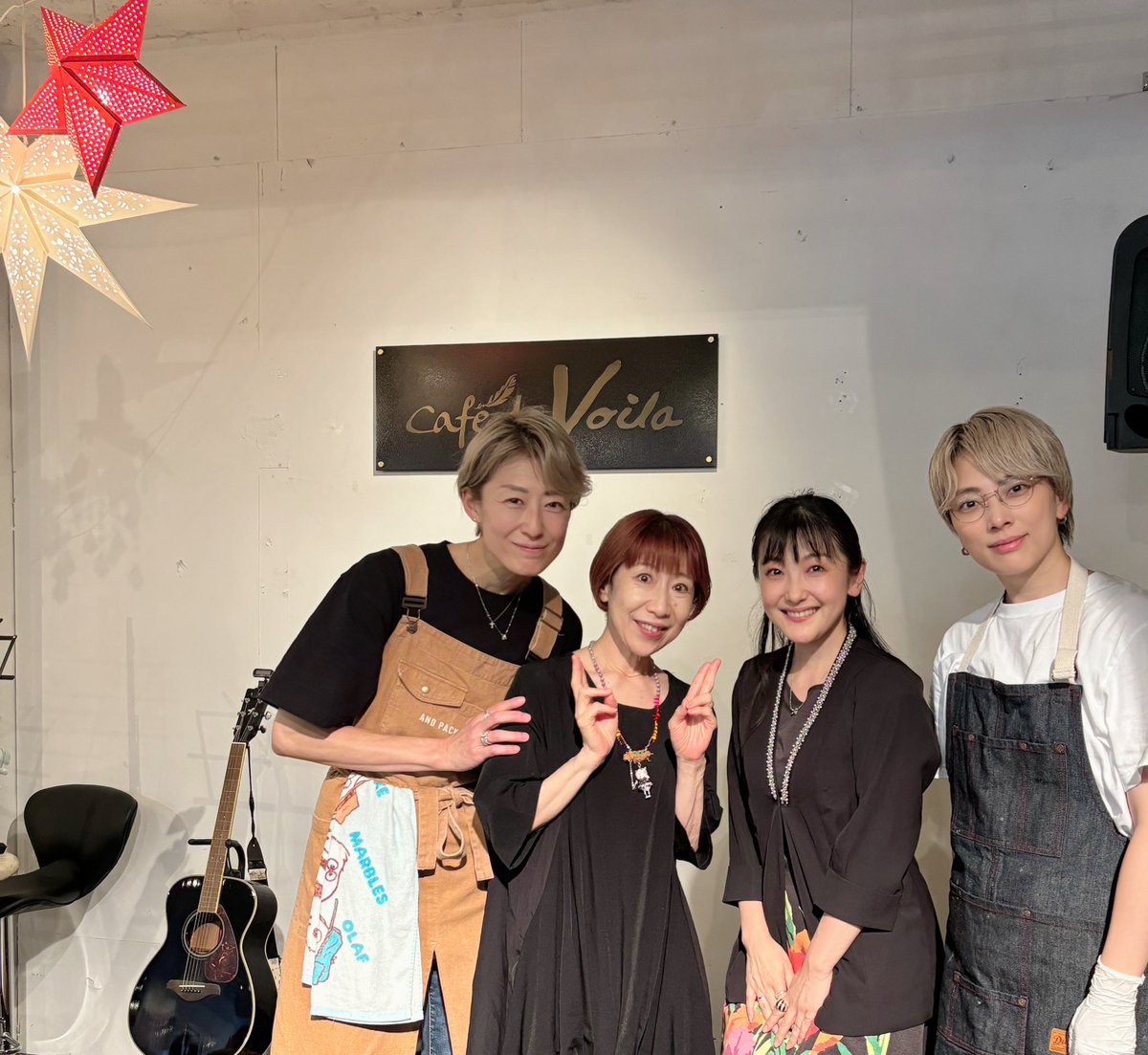 mami_aoyagi's tweet photo. 声優の渡辺菜生子さんと
1カ月振りの再会♡
今回は宝塚大橋のたもとのCafé de Voilaへ
#パンケーキ を食しながらお話していたらあっという間に時間が経ってしまいました
一晩話しても時間が足りない気がします笑
#wildpancakeplus の汐美真帆さん&北川加奈さんともお会い出来てhappy山盛り https://t.co/ikdQKf6NYU