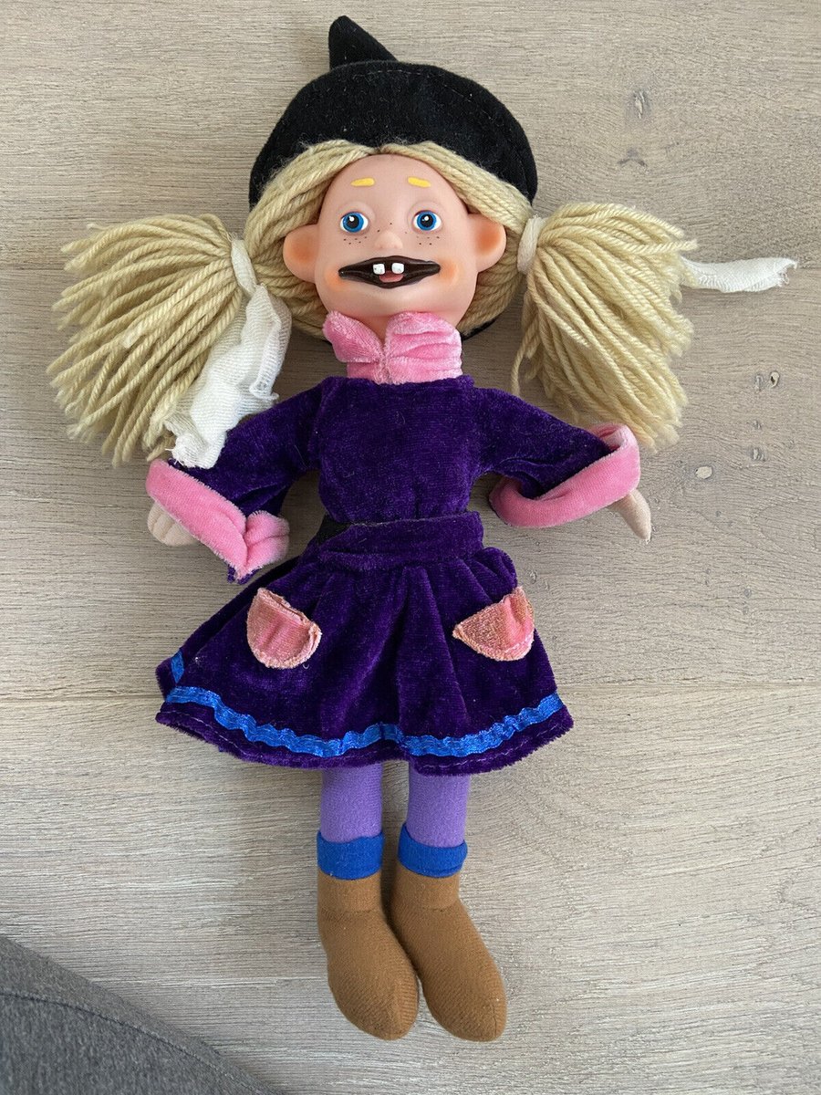 exitthrugftshop's tweet image. Toverland &quot;Little Witch&quot; Puppet