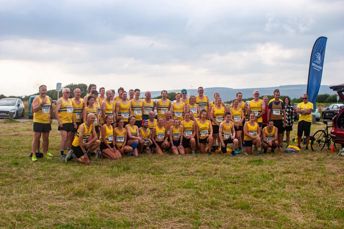 Another lovely / tough night of running for the Blue &amp; Yellow wave <a href="/BridgendCRL/">BCRunningLeague</a> organised by <a href="/CornellyStrider/">CornellyStriders</a> - thanks for the well run race!
1st male home for the club Jon Philips (2nd), 1st lady Ebony in 4th 
Great to see so many club runners - we are smashing this league guys!