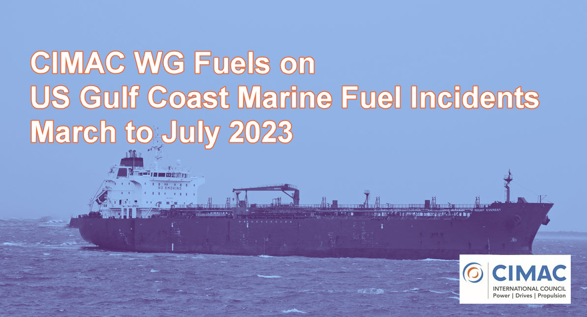 #CIMAC WG #Fuels has  issued a statement on the US Gulf challenges in 2023 when an uncharacteristic number of  operational #engine issues  were reported  after consumption of Very Low Sulphur Fuel Oils #VLSFO bunkered in the US Gulf Coast, statement here: lnkd.in/eu4zp9n8