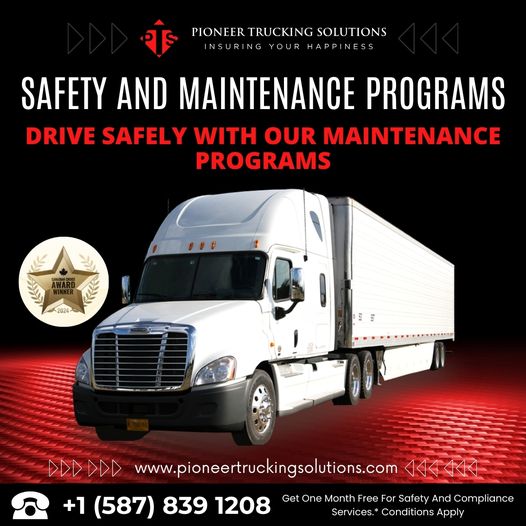 PioneerTrucksol's tweet image. Pioneer Trucking Solutions ensures your fleet stays roadworthy with our safety and maintenance programs. 
☎ 587 839 1208
🌐 pioneertruckingsolutions.com
#PioneerTruckingSolutions #TruckingCompliance #StatePermits #maintenanceservices #SafetyProgram #MaintenanceProgram