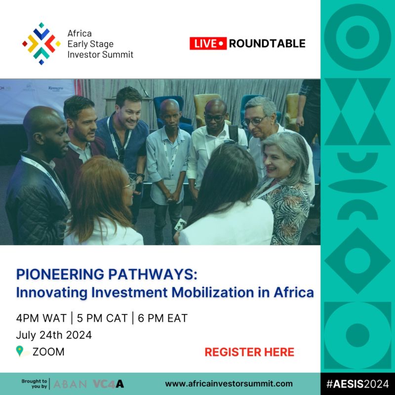 ABAN Angels (@abanangels) on Twitter photo Are you ready to explore new horizons in African investment? Join us at the <a href="/AESIS_summit/">Africa Early Stage Investor Summit</a> 1st roundtable discussion on Pioneering Pathways: Innovating Investment Mobilization in Africa.
Register to be part of these conversations leading up to #AESIS2024: bit.ly/4cV2pF8 Are you ready to explore new horizons in African investment? Join us at the <a href="/AESIS_summit/">Africa Early Stage Investor Summit</a> 1st roundtable discussion on Pioneering Pathways: Innovating Investment Mobilization in Africa.
Register to be part of these conversations leading up to #AESIS2024: bit.ly/4cV2pF8