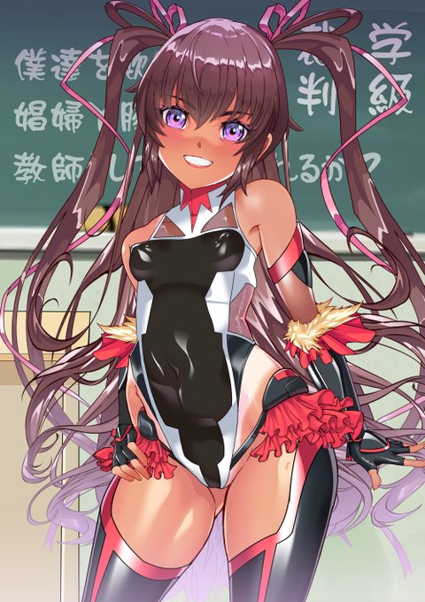 正体がバレちゃった⁉
笑ってる場合じゃないよ❣

ファンサイト更新のご連絡ぅ～っ❣❣
「対●忍ユキカゼ教師Y豚ちゃん❤」(43枚)
(ピクシブにH漫画とちっぱいとリンクあります)

#対魔忍ユキカゼ 