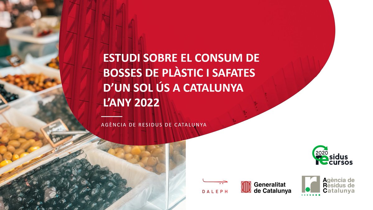 Daleph_com's tweet photo. 📊#Daleph presenta los resultados del Estudio sobre el consumo de #bolsasdeplástico y bandejas de un solo uso en #Cataluña en el año 2022. 

🗞️https://t.co/gCEhaT2LqV @residuscat https://t.co/BJft9erorG