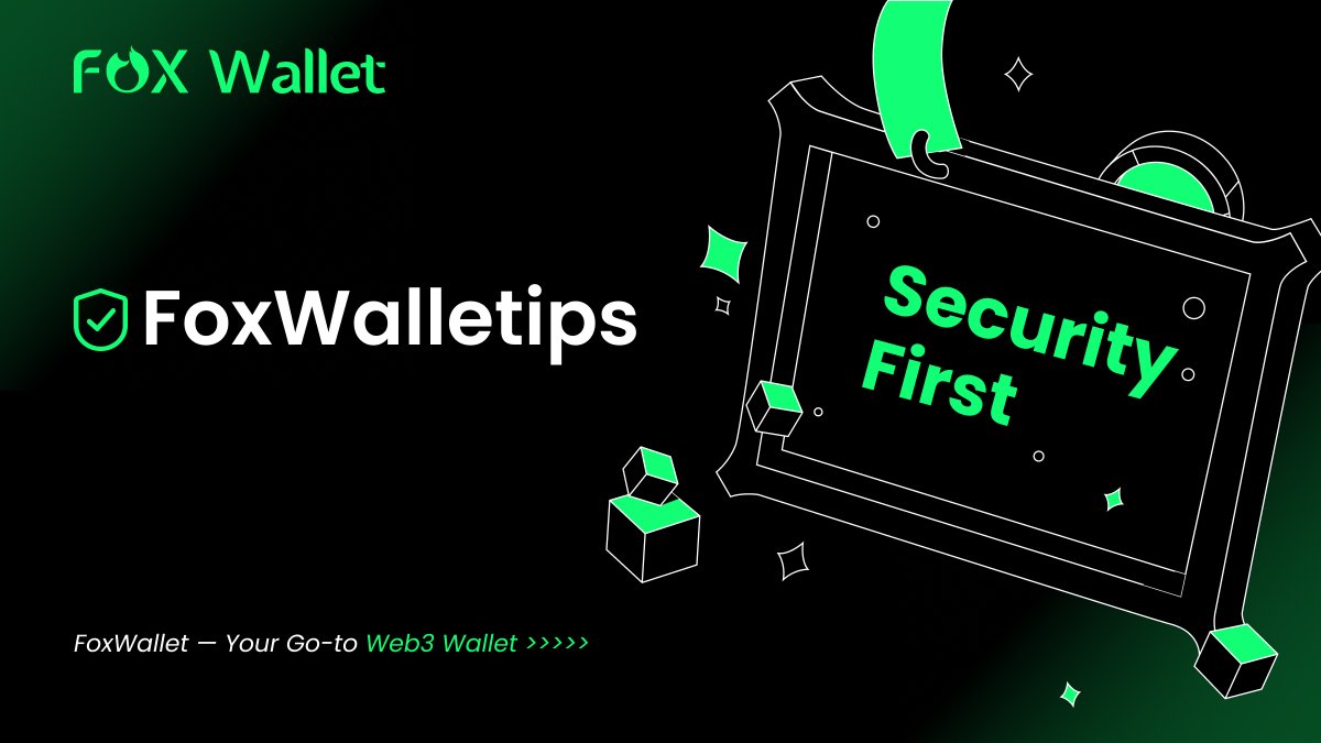 FoxWallet's tweet photo. 💚#FoxWalletips 8: Security First
#Security is always the priority. Diversify your asset across multiple wallet addresses, avoid signing randomly, and always double-check before giving approval. #cryptocurrency #SafetyFirst https://t.co/JEoTjPNe0W