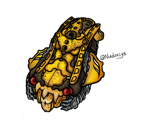 Carapar's nasty long chunky big ol' head.

I had fun making this one though!