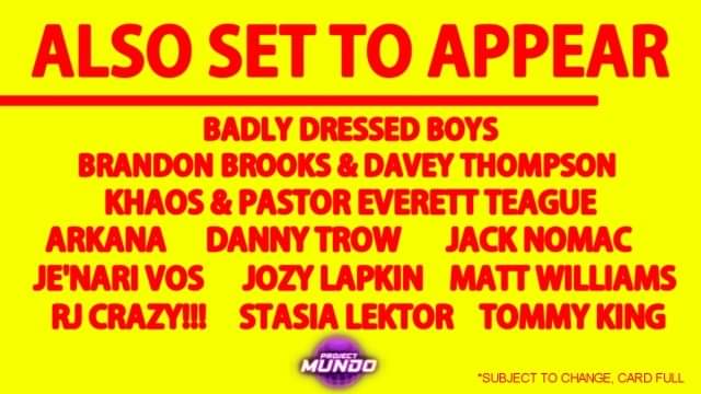 Come and join us for an afternoon of family friendly pro wrestling. Raising money for Eli as he continues his brave battle, and hard working up and coming wrestlers get their opportunity to showcase their skills and spirit!

Tickets £5, doors open 1pm

Let's do this! For Eli