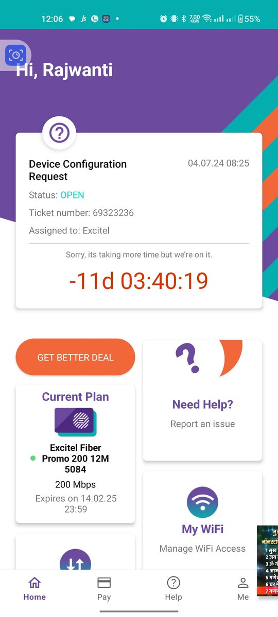 CuriousCA_'s tweet photo. @excitel_rocks 

How to get my problem resolved??? No complaints works, no resolution yet from one month https://t.co/BtdlEGjC9n