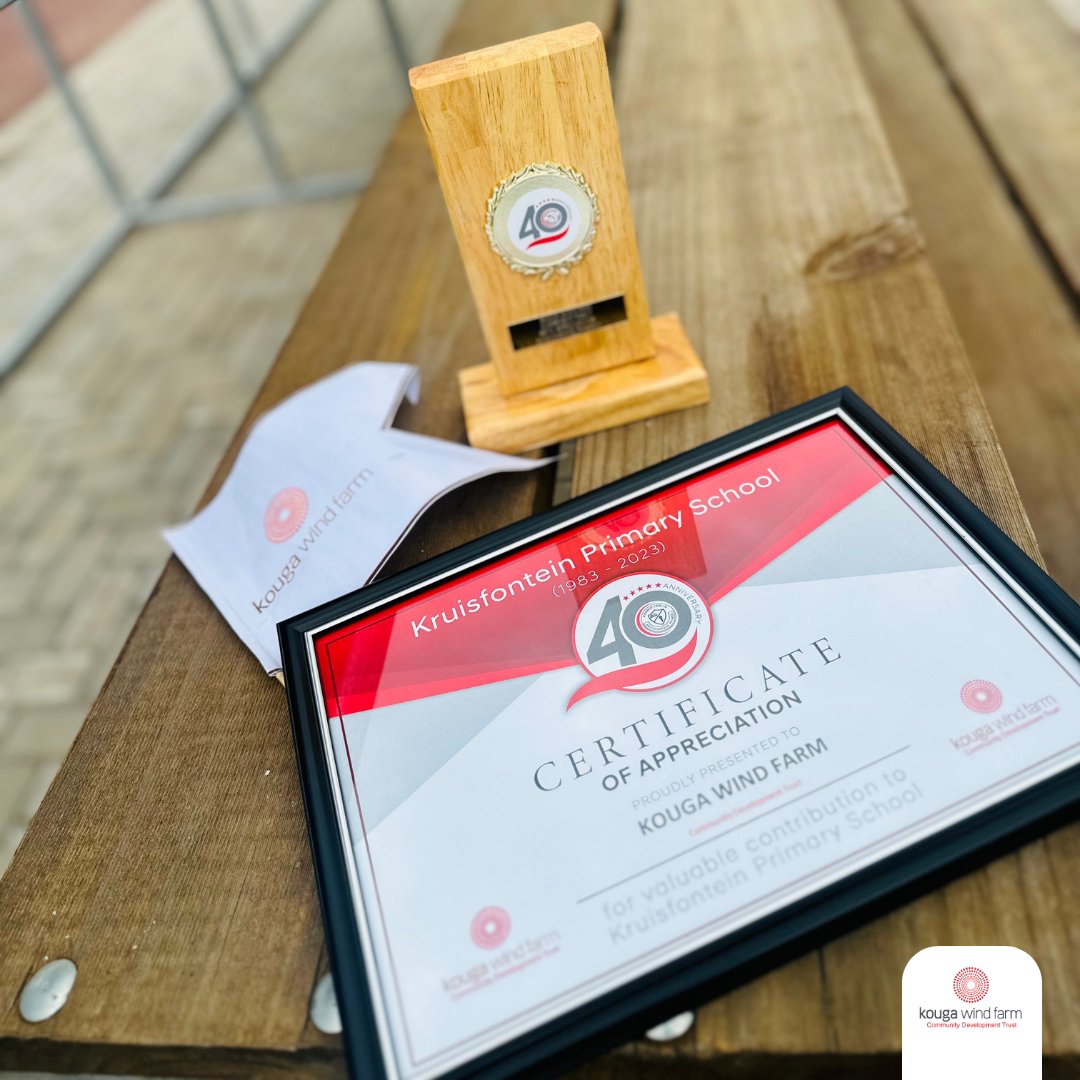 kwftrust's tweet photo. The #KWFCDT is deeply encouraged by this heartfelt testimonial from Mr. Marden Potgieter of Kruisfontein Primary School, as well as the Certificate of Appreciation presented to the Trust. 🙏

Thank you!

#KruisfonteinPrimarySchool #Testimonial #CommunityDevelopment #Humansdorp https://t.co/qCfCrAxhSh