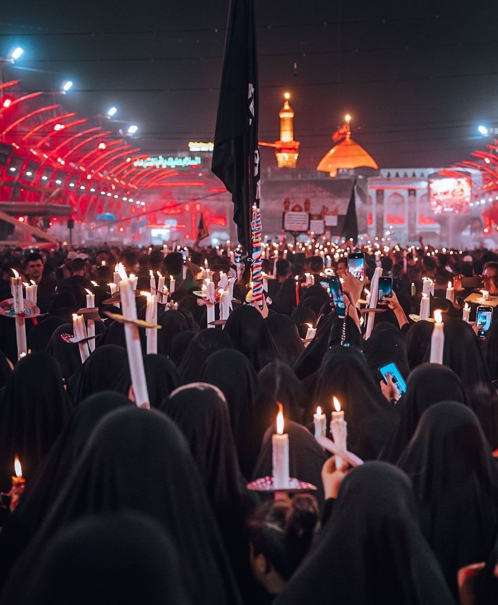 TahzeebZaidii's tweet photo. The night of the tenth of #Muharram, known as #Ashura1446 (Karbala, Iraq). 🏴 https://t.co/p8pbqh9IOY