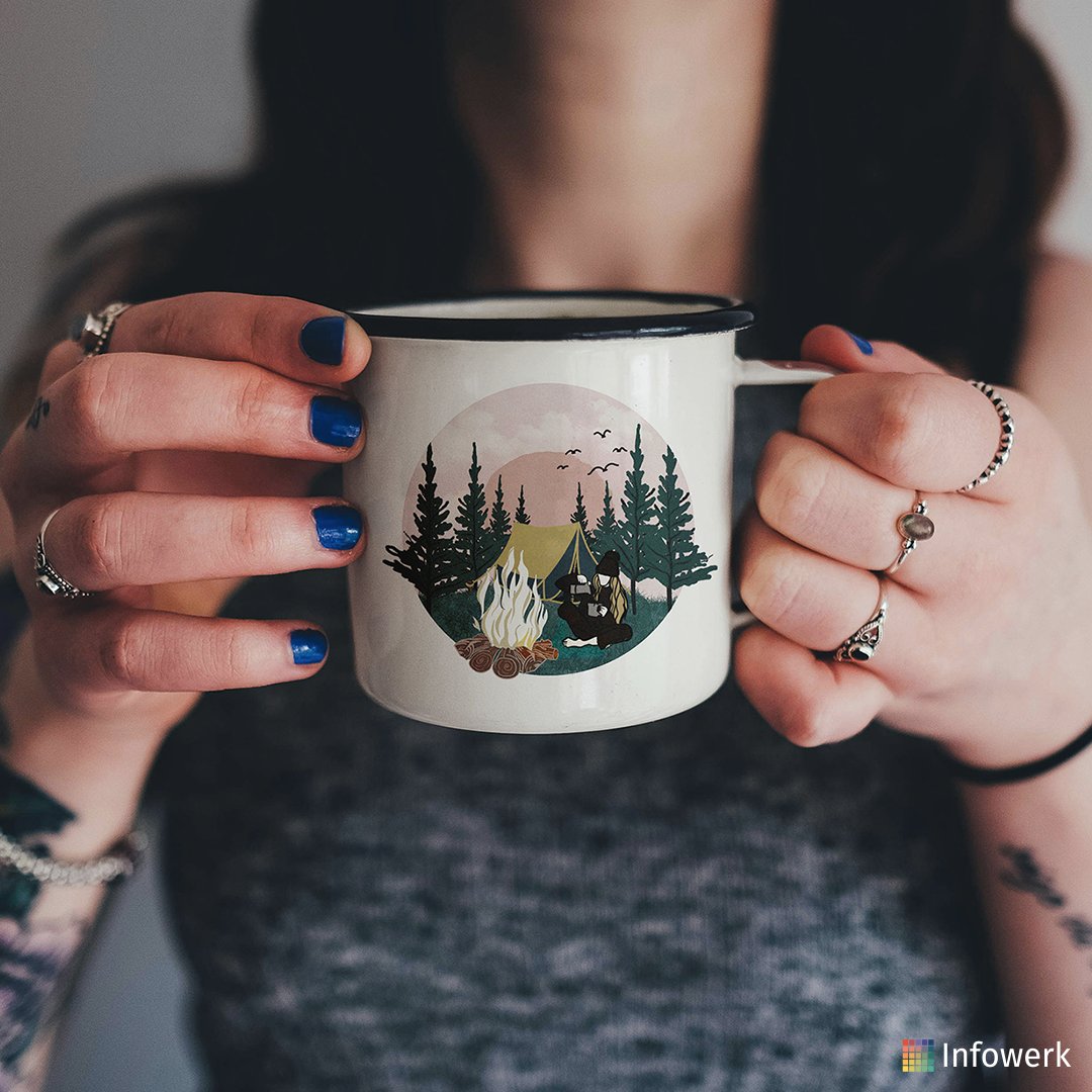 Infowerk_uk's tweet photo. 🎨🏕️ Personalise your camping experience with Infowerk! Design cosy blankets, enamel mugs and deckchairs that show  your personality. Discover our selection and design your outdoor accessories directly via the link: https://t.co/36moIWNXZE ✨🔥☕🌅
#infowerk #design #designit https://t.co/zkh7IX6k20