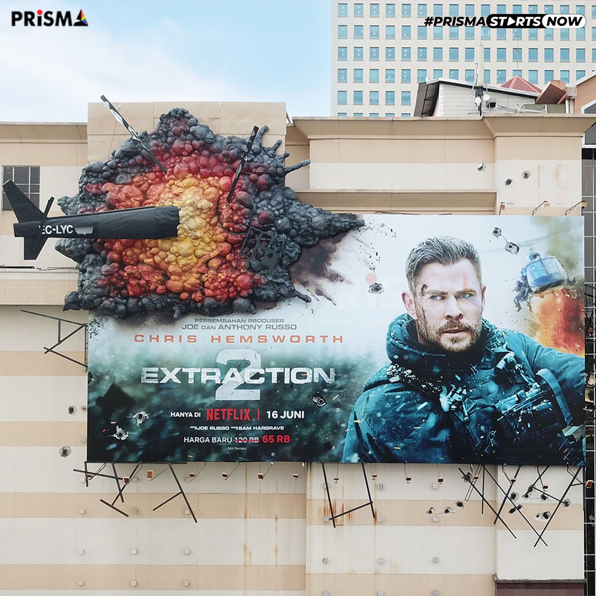 Throwback Thursday #TBT 😎

Nostalgia karya creative billboard yang menarik lain yang pernah kita kerjakan adalah @netflixid Extraction 2 masih di billboard STC.

Jika kamu ingin membuat creative billboard seperti ini langsung hubungi kami di 08111-306-888.