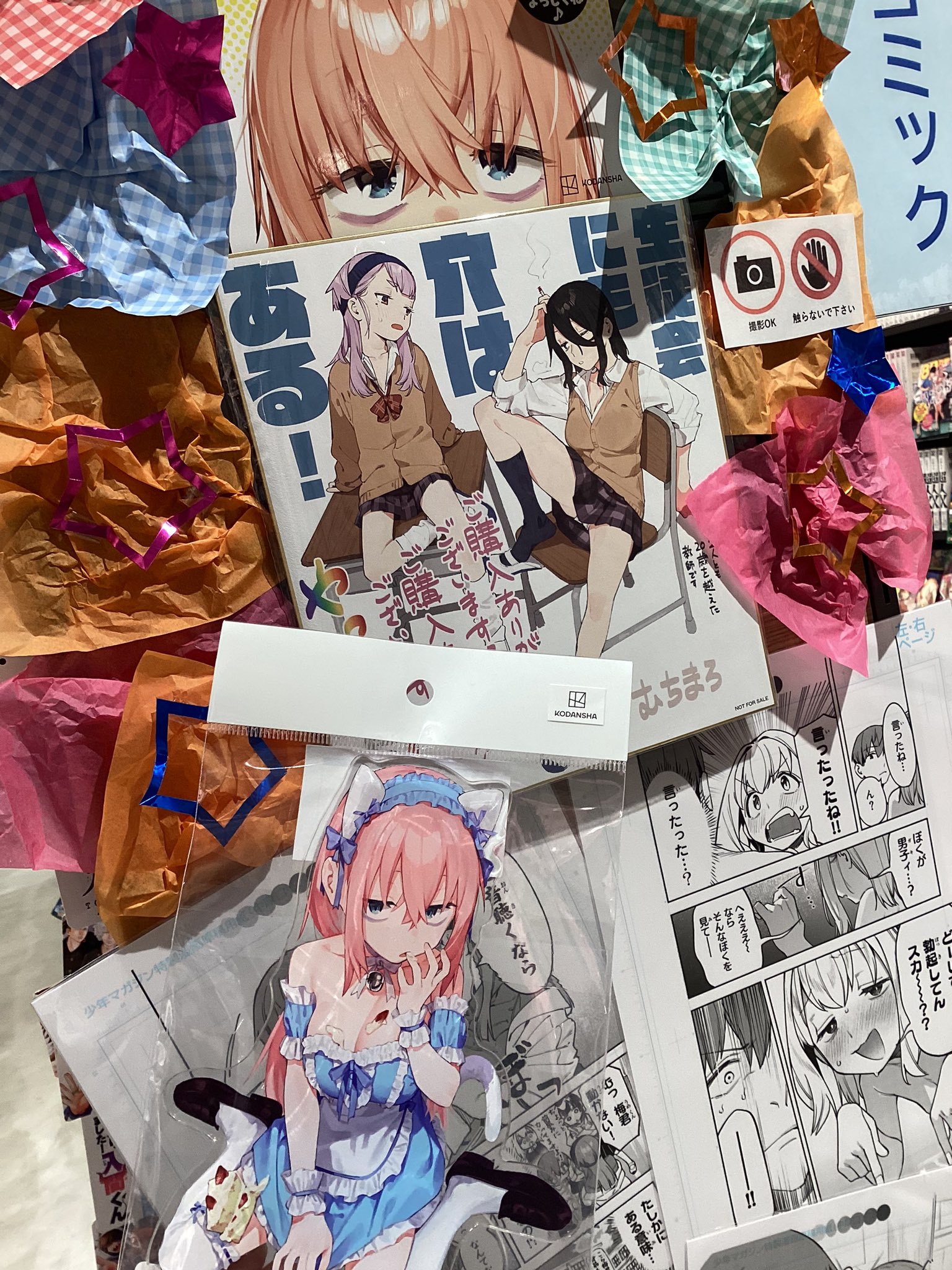 生徒会にも穴はある！ 色紙 複製原画 - メルカリ