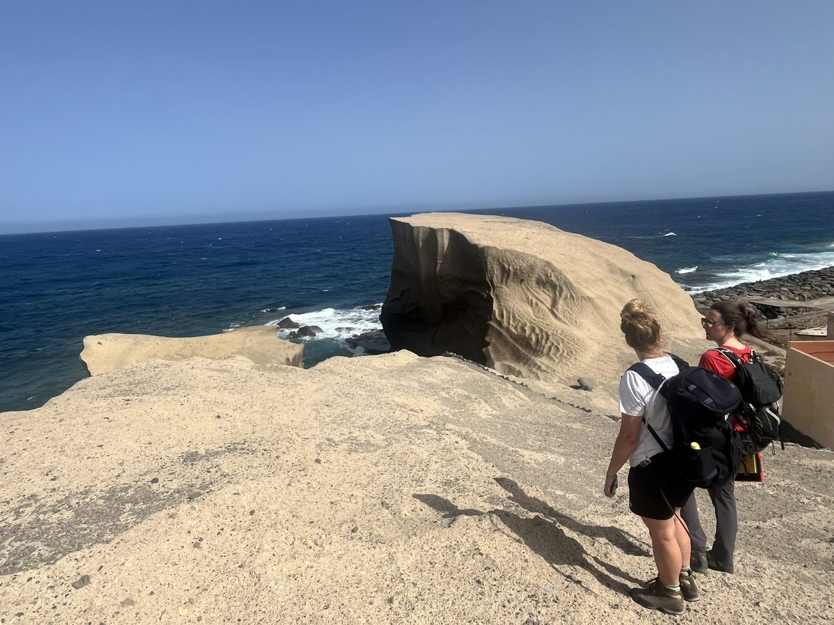 Back in the field exploring outcrops on Tenerife 🌋
