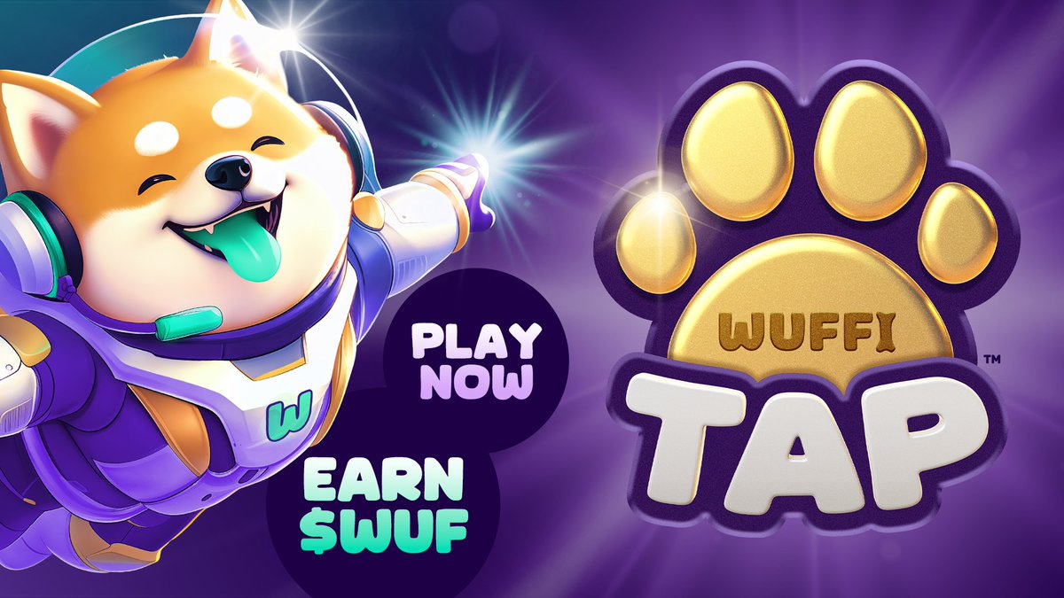 BREAKING: WuffiTap is here! 📢

Start tapping, earn PAWs, and climb the leaderboard in WuffiTap's first season! 500B $WUF worth ~$590K is up for grabs. Are you ready to claim your share?

PLAY NOW: t.me/Wuffitap_Bot/w…