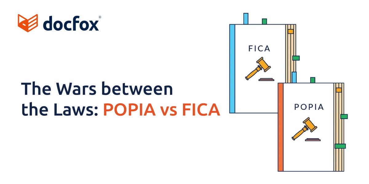 REIM_SA's tweet image. At first glance, the POPIA and FICA in their nature appears to be at odds with one another.

For more insight, read DocFox’s article here: bit.ly/3Y2tjqs 

#docfox #popia #fica #compliance #expert #insights #knowledge