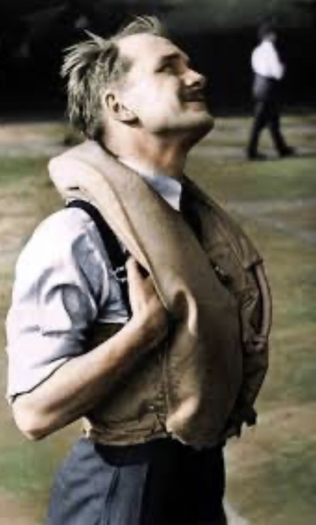 1940Andy's tweet image. Birthday congratulations and best wishes to Wing Commander John ‘Paddy’ Hemingway DFC, the last known surviving Battle of Britain pilot who is an incredible 105 years old today.