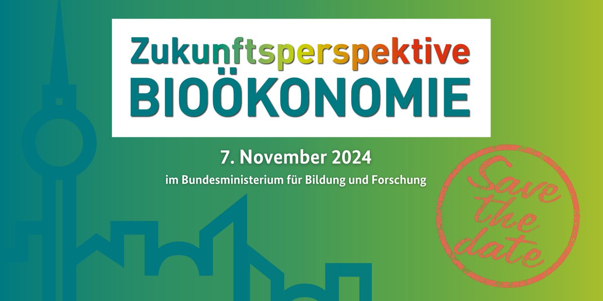 biooekonomieDE's tweet photo. Du willst zu einer nachhaltigeren Welt beitragen? Die #Bioökonomie bietet dafür vielfältige Möglichkeiten. Am 7.11.24 stehen ganz unterschiedliche Lebenswege im Mittelpunkt, um jungen Menschen Perspektiven aufzuzeigen.
Mehr Infos: https://t.co/JQem0YpbGY
#ZukunftBioökonomie🎓💚 https://t.co/JZaJFRkj6s