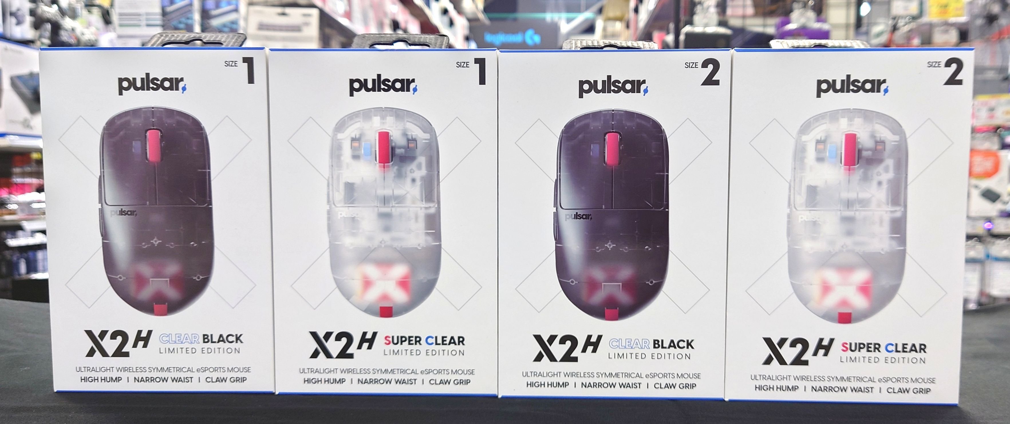 Pulsar X2H スーパークリア 限定版 サイズ2 pulsar X2H mini スーパー